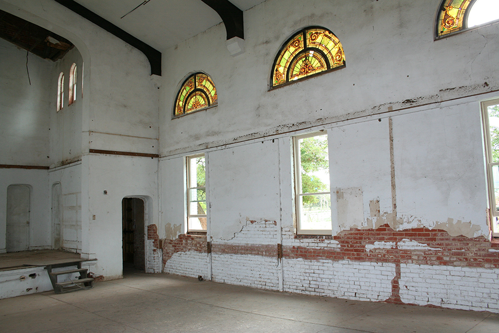 An interior view of the chapel before rennovation in 2012.